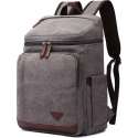 Schooltas Especially - Grijs - Rugzak - Reistas - Rugtas voor Dames/Heren - Canvas Kunstleer - Tas 9