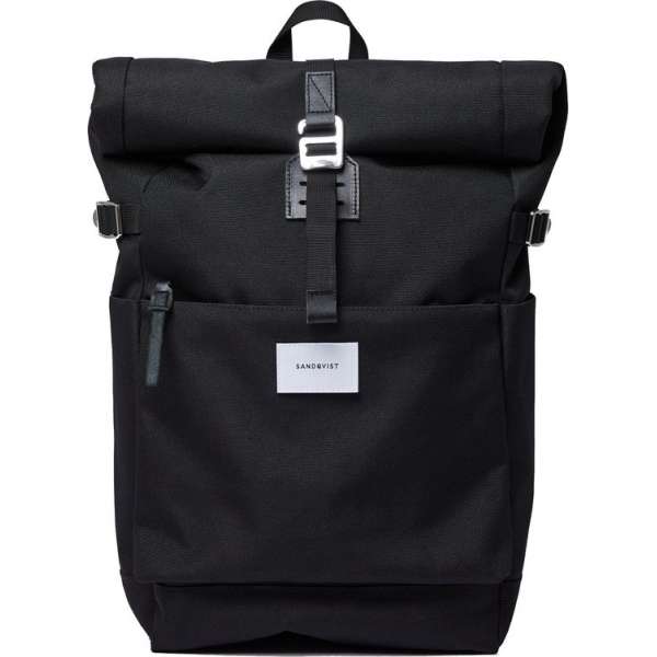 Sandqvist Ilon Black Rugzak SQA1496 zwart duurzaam laptop 13 inch Sandqvist Ilon Black Rugzak SQA1496 zwart duurzaam laptop 13 inch