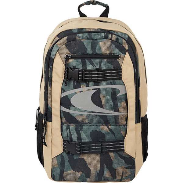 O'Neill Boarder Rugzak Green AOP/W Black O'Neill Boarder Rugzak Green AOP/W Black