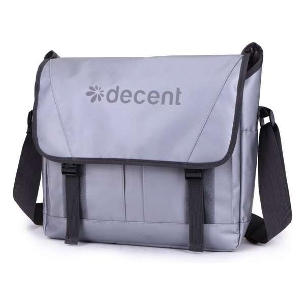 Decent Master 6004 Waterproof Laptoptas / Schoudertas - 15 inch - Zilver Decent Master 6004 Waterproof Laptoptas / Schoudertas - 15 inch - Zilver