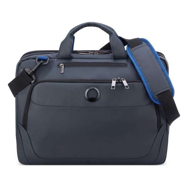 Delsey Parvis Plus Laptoptas - 2 Compartments - 15,6 inch - Water Resistant - Grijs Delsey Parvis Plus Laptoptas - 2 Compartments - 15,6 inch - Water Resistant - Grijs