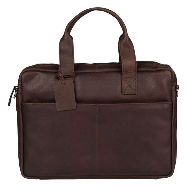 BURKELY Vintage Jesse Aktetas/ Laptoptas - 14 inch - Bruin BURKELY Vintage Jesse Aktetas/ Laptoptas - 14 inch - Bruin