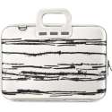 Bombata Laptoptas Black&White 15,6" White