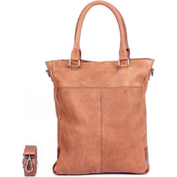 DSTRCT Raider Road Leren Shopper - L - Cognac DSTRCT Raider Road Leren Shopper - L - Cognac