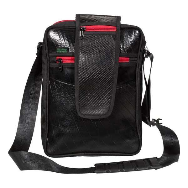Ecowings Unisex Schoudertas Zwart