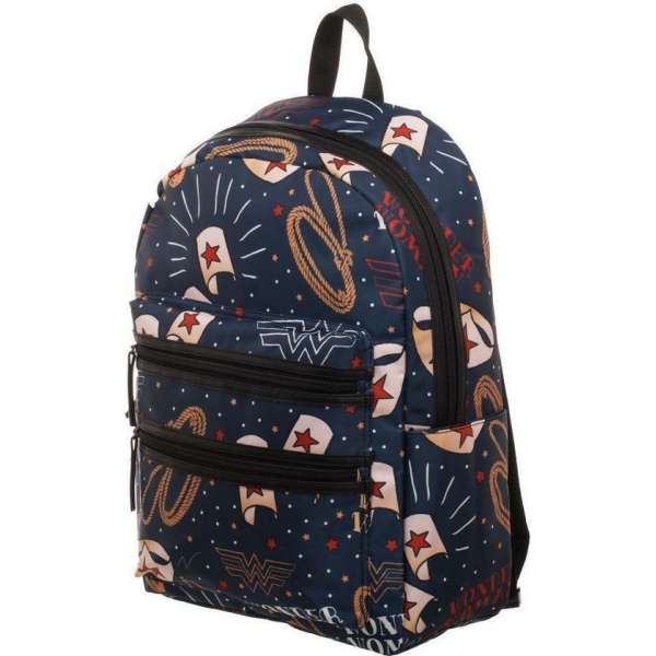 DC Universe - Wonder Woman - Rugzak Dames - Blauw - 46x33x13cm DC Universe - Wonder Woman - Rugzak Dames - Blauw - 46x33x13cm