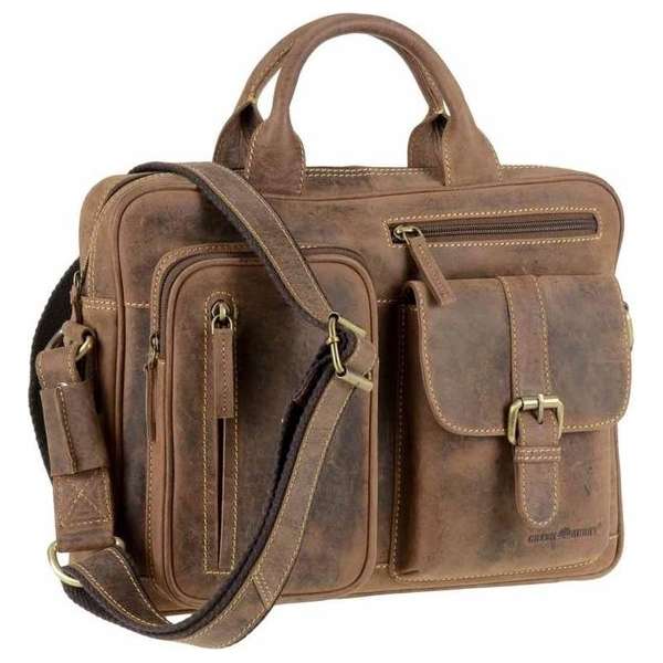 Werktas voor dames van vintage bruin ecoleer met tabletvak - Chicago Werktas voor dames van vintage bruin ecoleer met tabletvak - Chicago