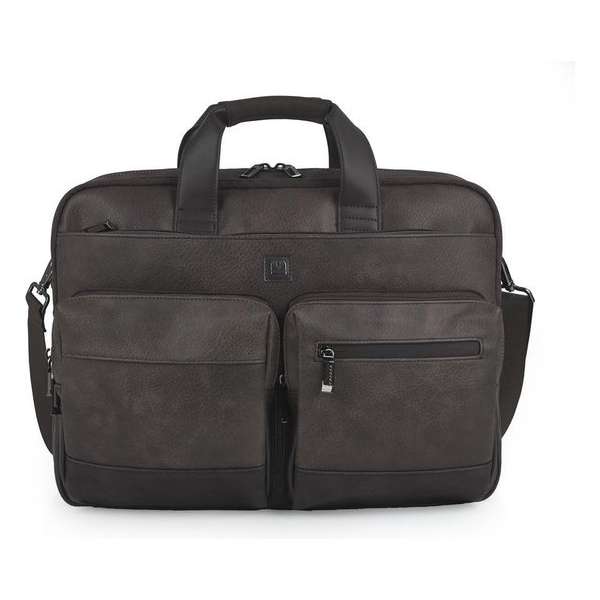 Gabol Laptoptas Broker - donker bruin- 15,6 inch- 411030