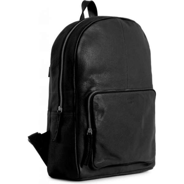 Still Nordic Luke Leren Laptop Rugzak - 14 inch - Zwart Still Nordic Luke Leren Laptop Rugzak - 14 inch - Zwart