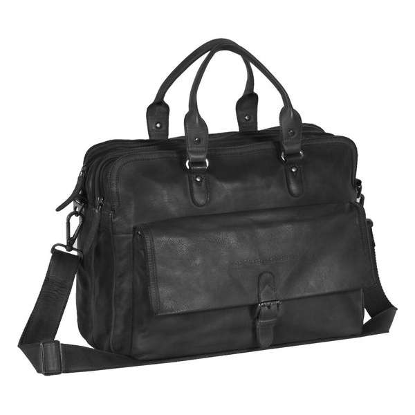 Chesterfield Unisex Schoudertas Zwart
