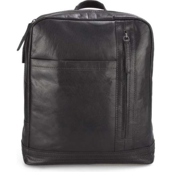 Spikes & Sparrow Authentic Leren Rugzak - Zwart Spikes & Sparrow Authentic Leren Rugzak - Zwart