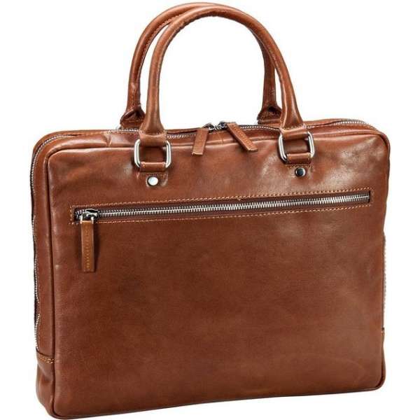 Leonhard Heyden Cambridge laptoptas 1-vaks 13 inch - Cognac Leonhard Heyden Cambridge laptoptas 1-vaks 13 inch - Cognac