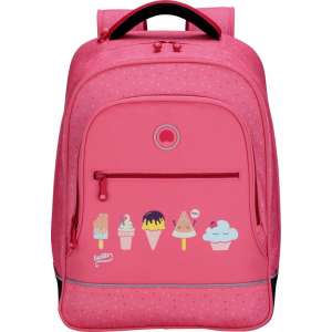 Delsey - 1-Vaks - Schooltas - Roze