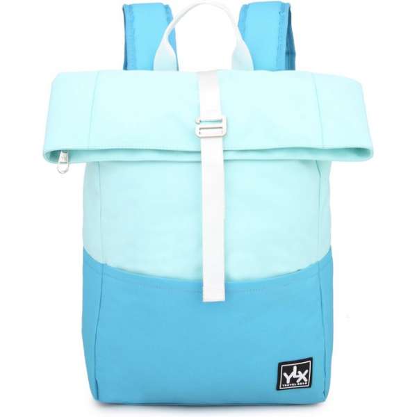 YLX Original rugzak aqua / blauw recycled Rpet materiaal 15"