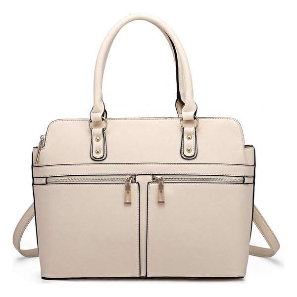 Miss Lulu Dames Handtas Beige Miss Lulu Dames Handtas Beige