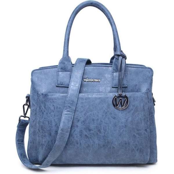 Wimona Isabella 2060 Schoudertas / Laptoptas - 15,4 inch - Blauw Wimona Isabella 2060 Schoudertas / Laptoptas - 15,4 inch - Blauw