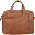 Chabo Bags Chabo Bags Detroit Office Unisex Aktetas Bruin