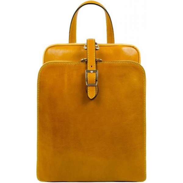 Leren Rugzak - CLARISSA  - met Laptopvak, Rugtas, Laptoptas