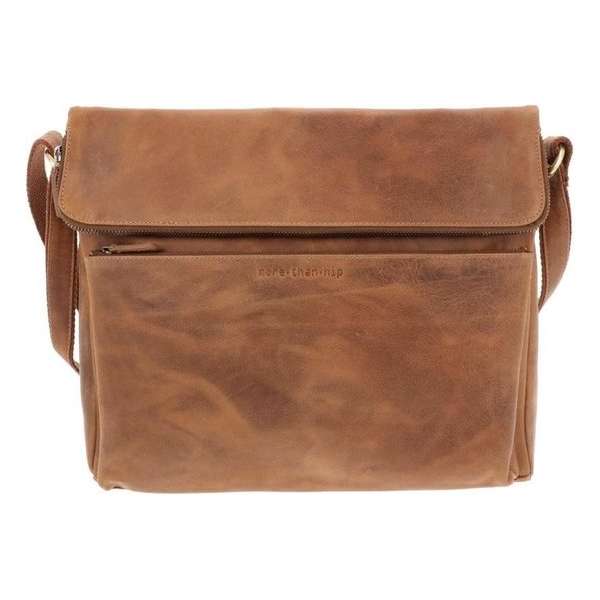 MoreThanHip MoreThanHip eco & fair lifestyle Unisex Schoudertas Bruin MoreThanHip MoreThanHip eco & fair lifestyle Unisex Schoudertas Bruin