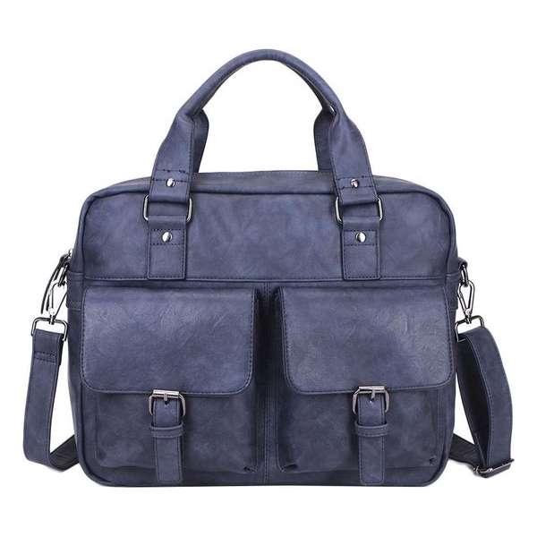 Wimona Camila 2077 Schoudertas / Laptoptas - 15,4 inch - Blauw Wimona Camila 2077 Schoudertas / Laptoptas - 15,4 inch - Blauw
