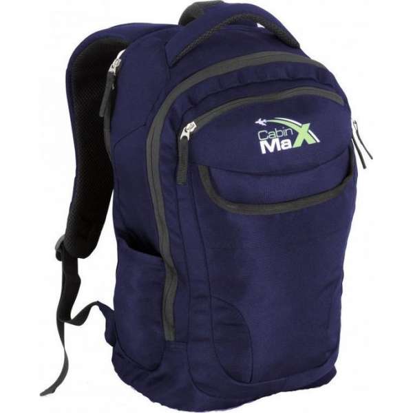 CabinMax Rugzak - Schooltas - Handbagage 21l - Laptoptas - Blauw (DUBLIN BE) CabinMax Rugzak - Schooltas - Handbagage 21l - Laptoptas - Blauw (DUBLIN BE)