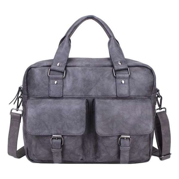 Wimona Camila 2077 Schoudertas / Laptoptas - 15,4 inch - Grijs Wimona Camila 2077 Schoudertas / Laptoptas - 15,4 inch - Grijs