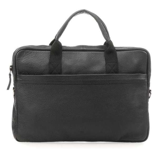 Still Nordic Sami Leren Laptoptas - 13 inch - Zwart Still Nordic Sami Leren Laptoptas - 13 inch - Zwart