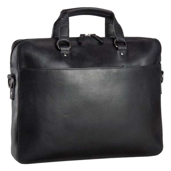 Leonhard Heyden Dakota laptoptas 1-vaks 13 inch - Zwart Leonhard Heyden Dakota laptoptas 1-vaks 13 inch - Zwart