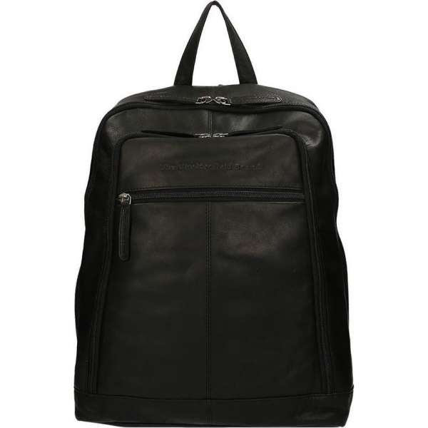 Chesterfield James Leren Laptop Rugzak - 14 inch - Zwart Chesterfield James Leren Laptop Rugzak - 14 inch - Zwart