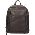 Chesterfield James Leren Laptop Rugzak - 14 inch - Bruin