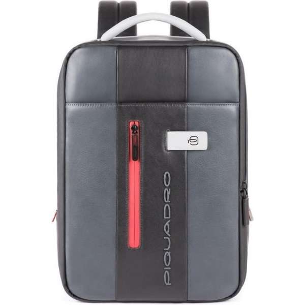 Piquadro Urban Expandable Small Size Slim Backpack 14'' Grey/Black Piquadro Urban Expandable Small Size Slim Backpack 14'' Grey/Black