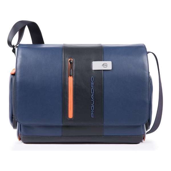 Piquadro Heren Schoudertas Blue