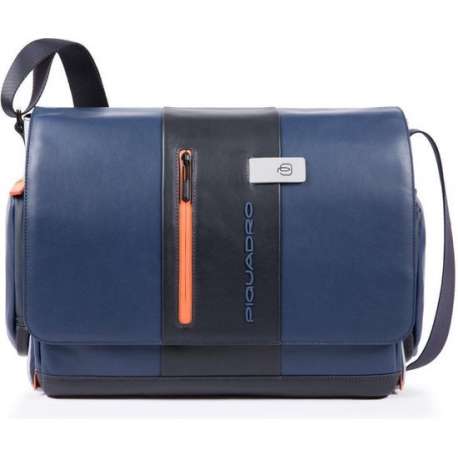 Piquadro Heren Schoudertas Blue