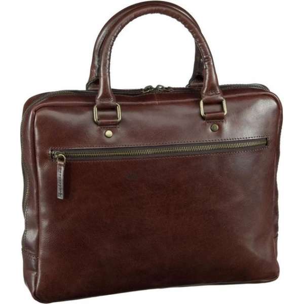 Leonhard Heyden Cambridge laptoptas 1-vaks 13 inch - Roodbruin Leonhard Heyden Cambridge laptoptas 1-vaks 13 inch - Roodbruin