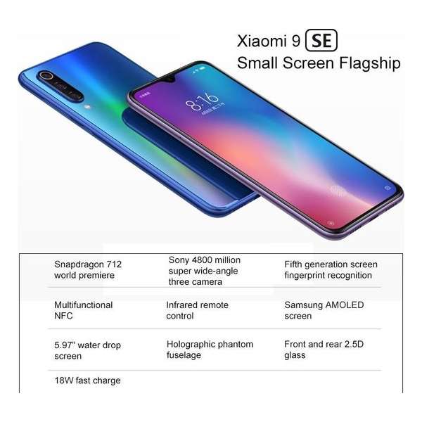 Xiaomi Mi 9 SE, 6 GB + 64 GB Xiaomi Mi 9 SE, 6 GB + 64 GB