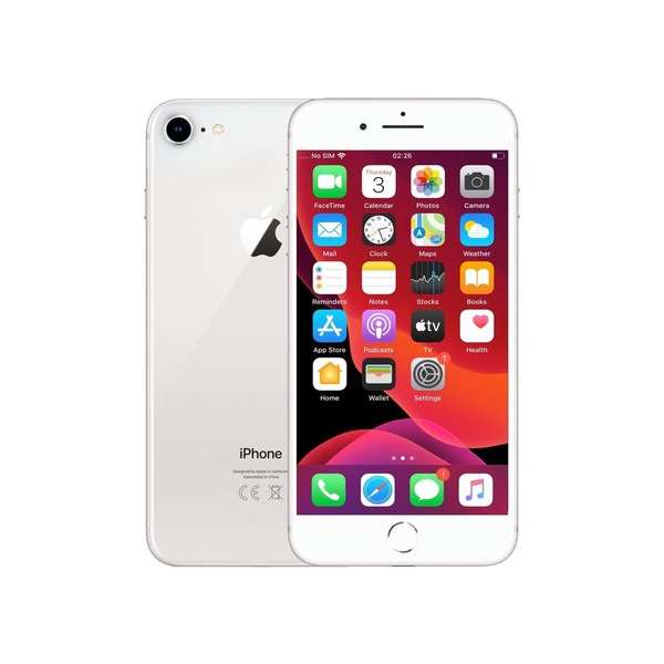Apple iPhone 8 refurbished door Renewd - A Grade (zo goed als nieuw) - 256GB - Zilver Apple iPhone 8 refurbished door Renewd - A Grade (zo goed als nieuw) - 256GB - Zilver