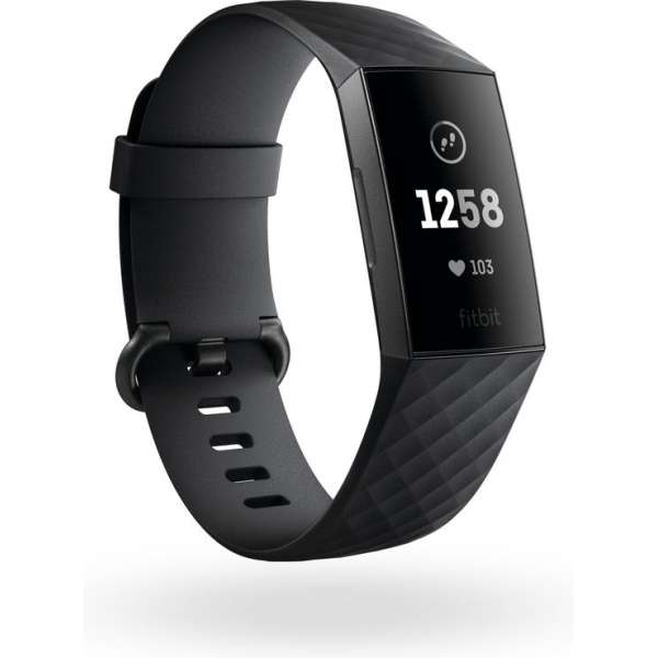 Fitbit Charge 3 - Activity tracker - Zwart Fitbit Charge 3 - Activity tracker - Zwart