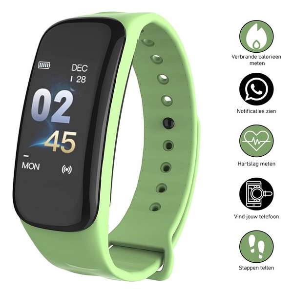 Activity tracker met hartslagmeter - voor mannen - stappenteller Activity tracker met hartslagmeter - voor mannen - stappenteller