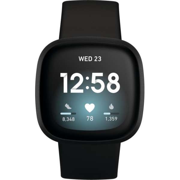 Fitbit Versa 3 - Smartwatch - Zwart Fitbit Versa 3 - Smartwatch - Zwart