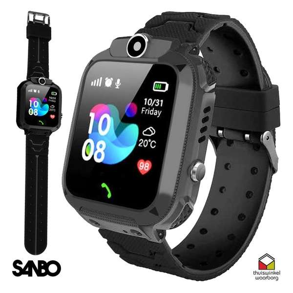 Sanbo Q17 - Kinder Smartwatch - Zwart - GPS & WiFi - kinderen - smartwatches - gps tracker - Sanbo Q17 - Kinder Smartwatch - Zwart - GPS & WiFi - kinderen - smartwatches - gps tracker -