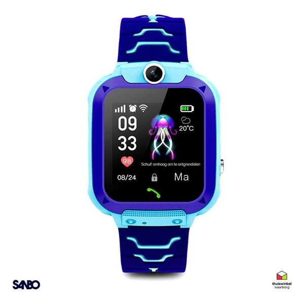 Sanbo® Q12 - Kinder Smartwatch - Blauw Sanbo® Q12 - Kinder Smartwatch - Blauw