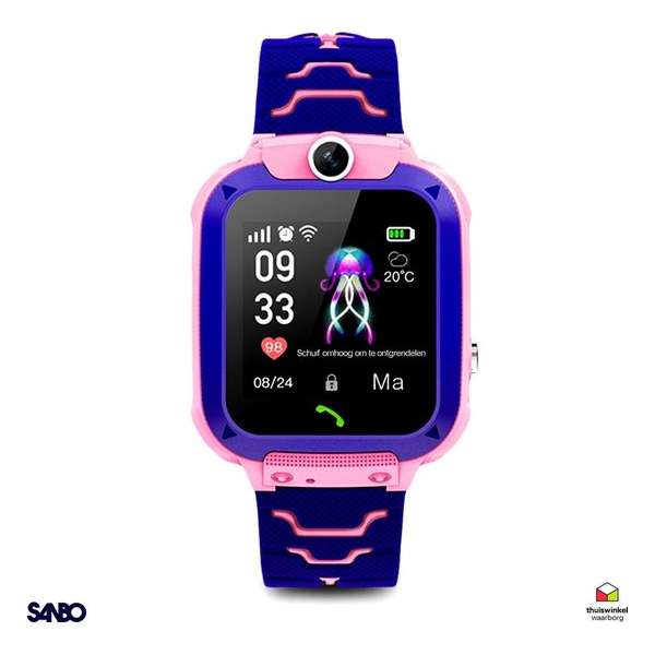 Sanbo® Q12 - Kinder Smartwatch - Roze Sanbo® Q12 - Kinder Smartwatch - Roze