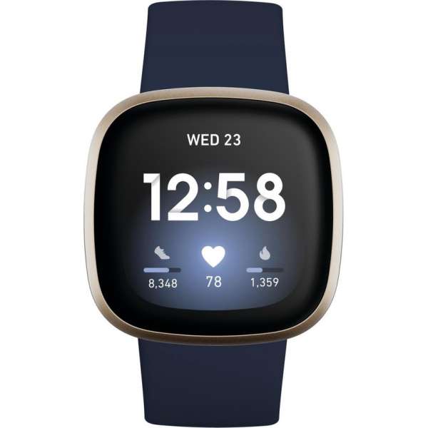 Fitbit Versa 3 - Smartwatch - Blauw Fitbit Versa 3 - Smartwatch - Blauw