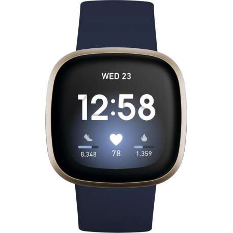 Fitbit Versa 3 - Smartwatch - Blauw