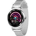 SAMMIT® Dames Smartwatch Zilver Met Stappenteller- Meldingen- Hartslag- Calorieën Meter- Iphone&Android