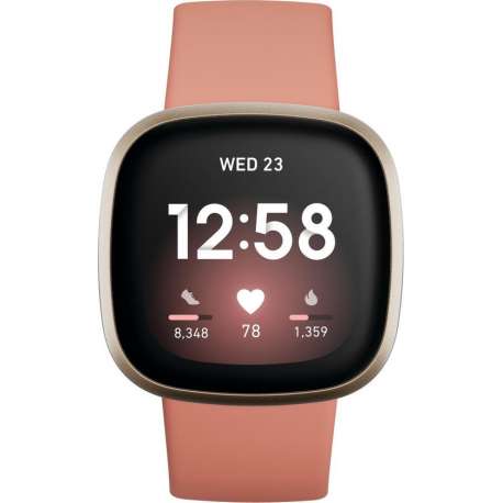 Fitbit Versa 3 - Smartwatch - Roze