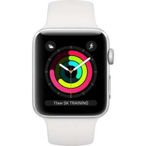 Apple Watch Series 3 - Smartwatch - 38mm - Zilver/Wit