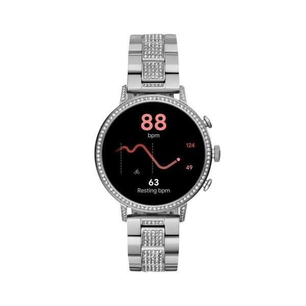 Fossil Q Venture Gen 4 Display Smartwatch  - Zilverkleurig