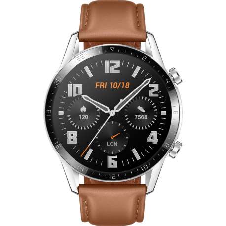 Huawei Watch GT 2 - Smartwatch - 46mm - Bruin