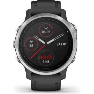 Garmin fenix 6S - Multisporthorloge - 42 mm - Zilver/zwart